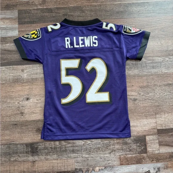 NWOT - Baltimore Ravens NFL Jerseys - #52 Ray Lewis - Purple Color - Picture 9 of 11
